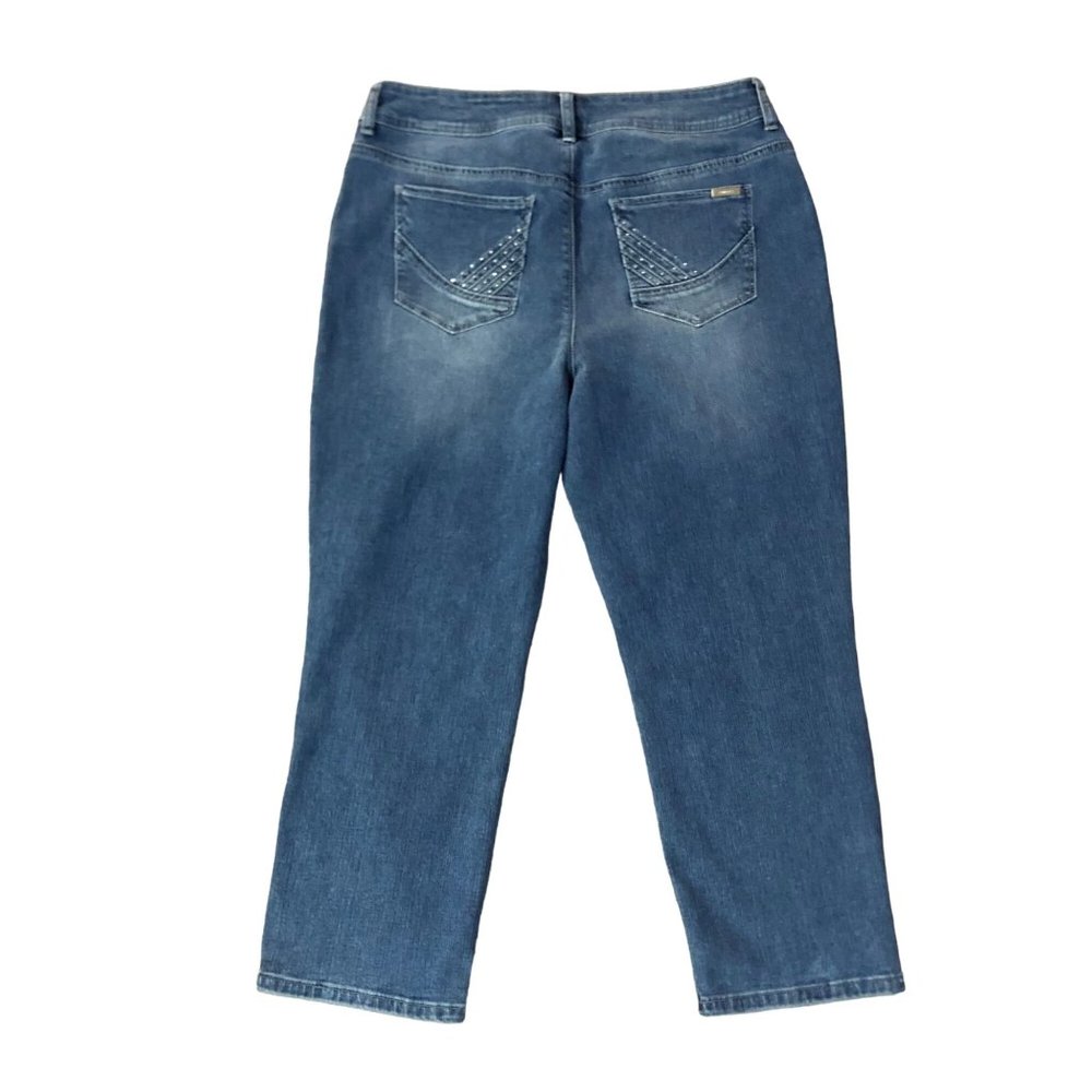Chicos So Slimming Cropped Jeans Womens 1 (M/8) NEW - Picture 4 of 16